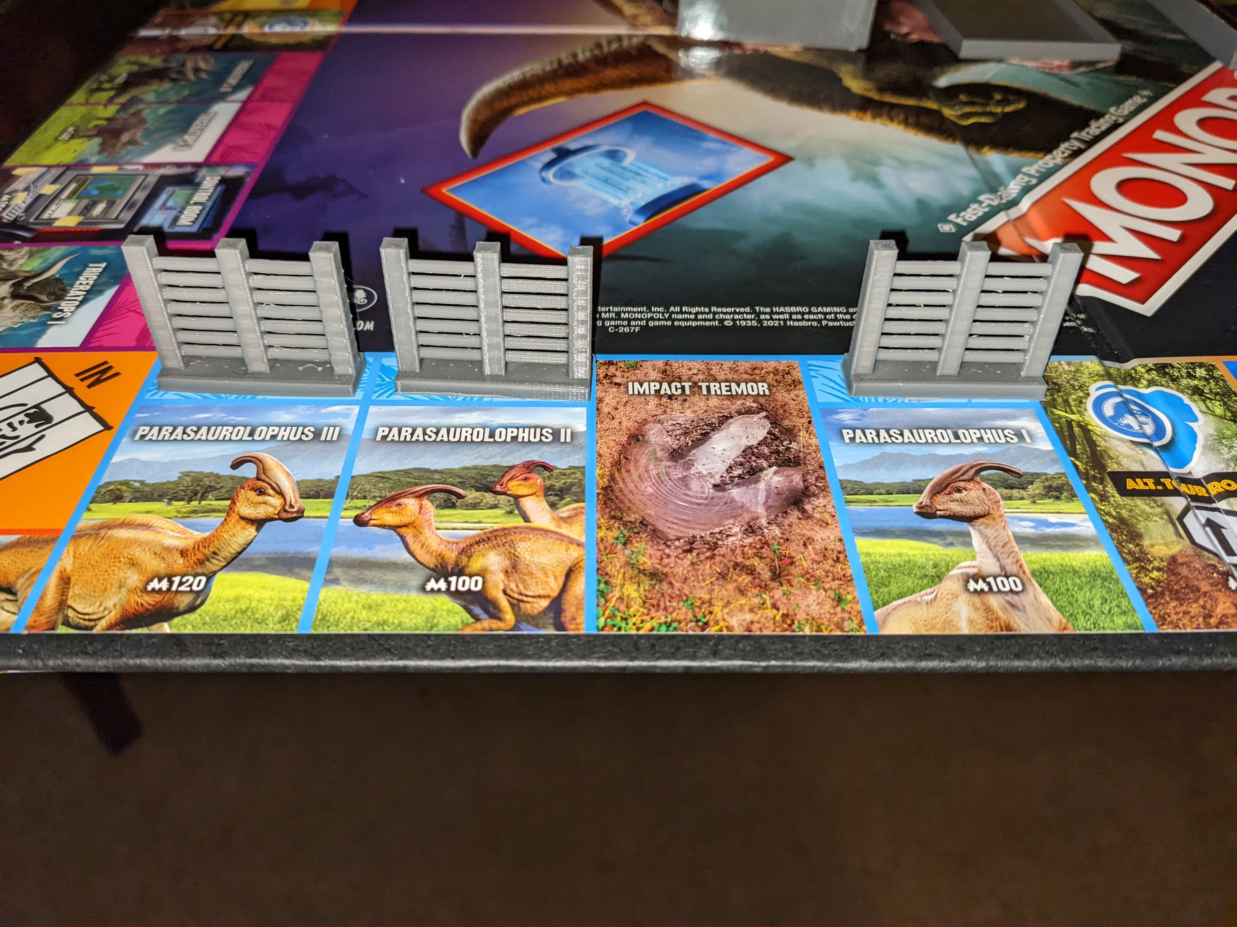 Jurassic Park Monopoly Accessories