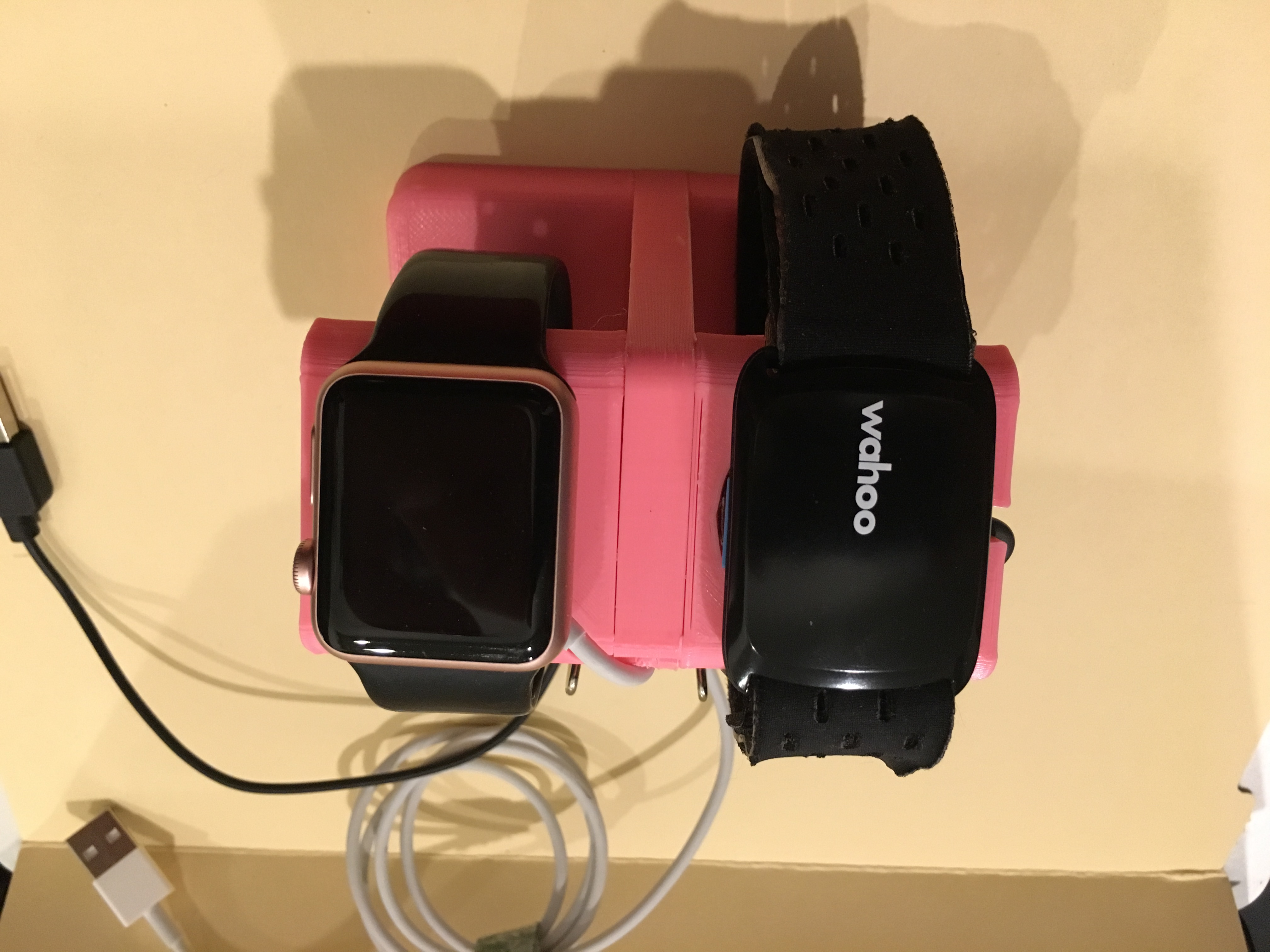 Tickr Fit Charger Holder for Dual Apple Watch Holder