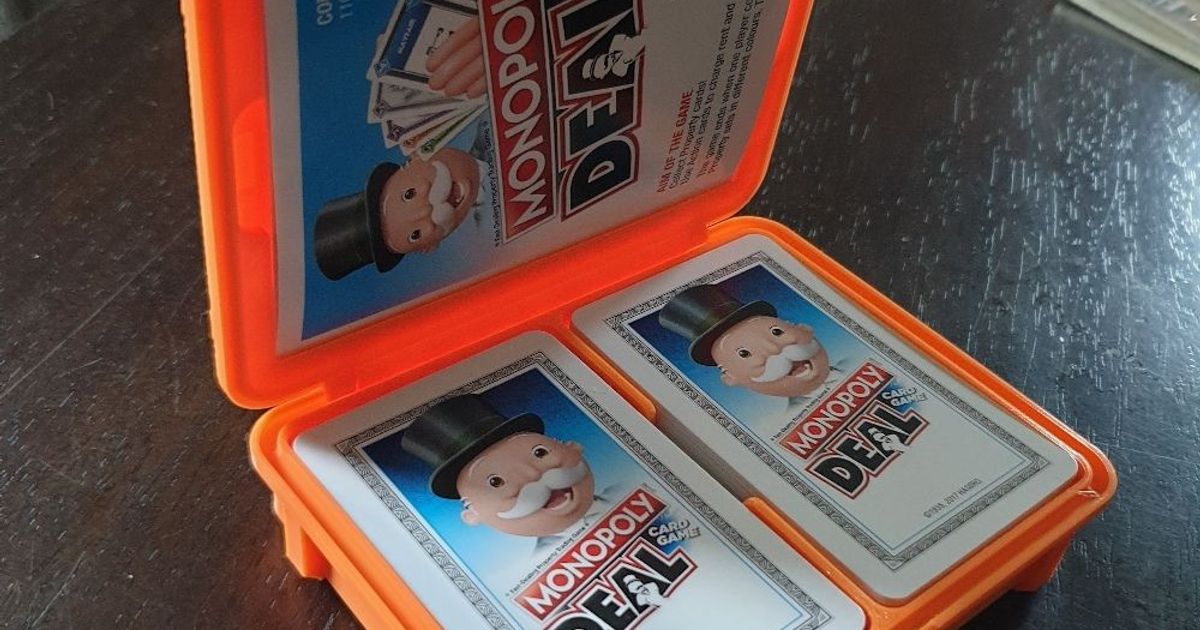 Monopoly Deal Card Game Case 