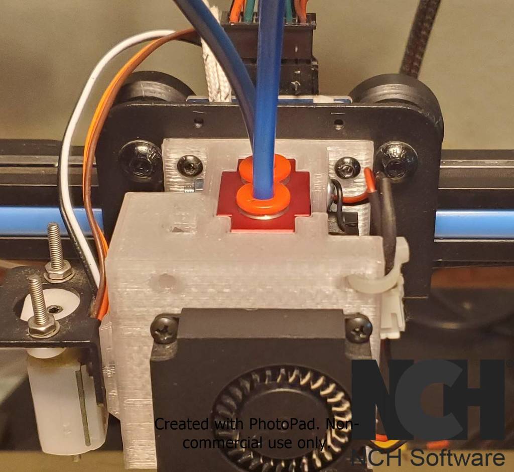 Mounts the BigTreeTech Mixing Hotend on the Geeetech A10m