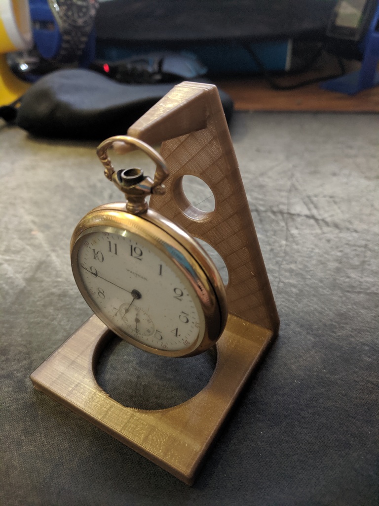 Pocket Watch Stand by Chuck Bryant | Download free STL model ...