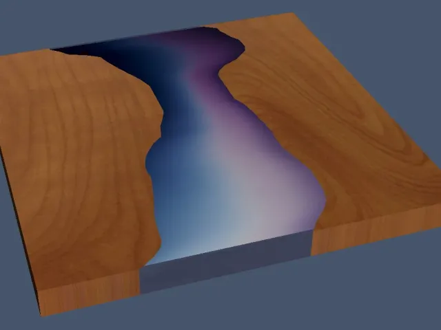 "Resin" Table Top for End Table