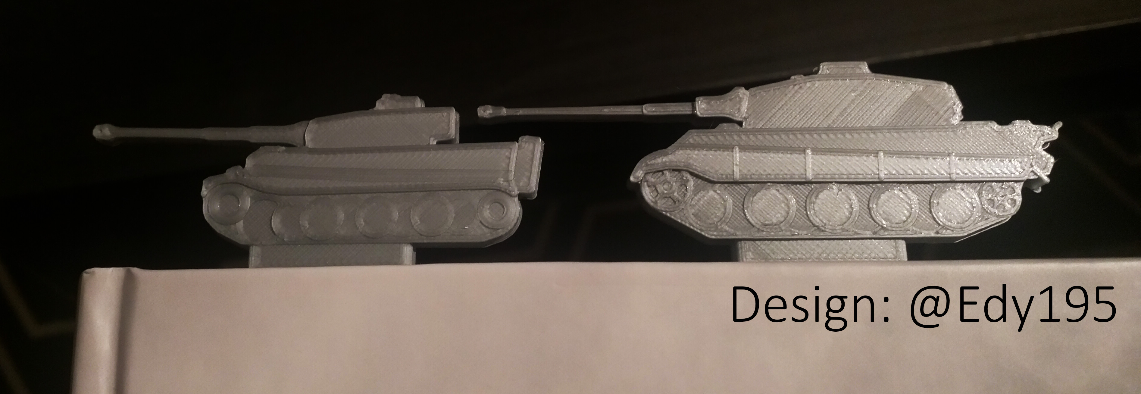Tiger tank bookmark par edy195 t l chargez gratuitement un mod le stl
