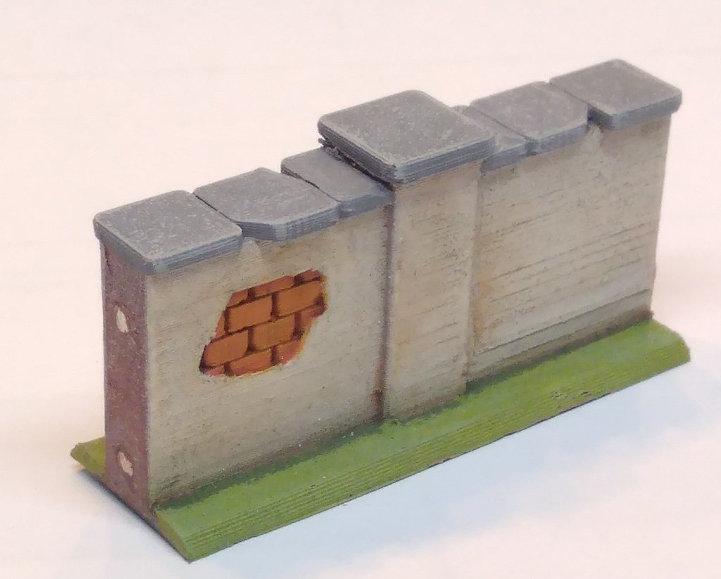 Miniatura 4 do modelo 3D High Stone Wall