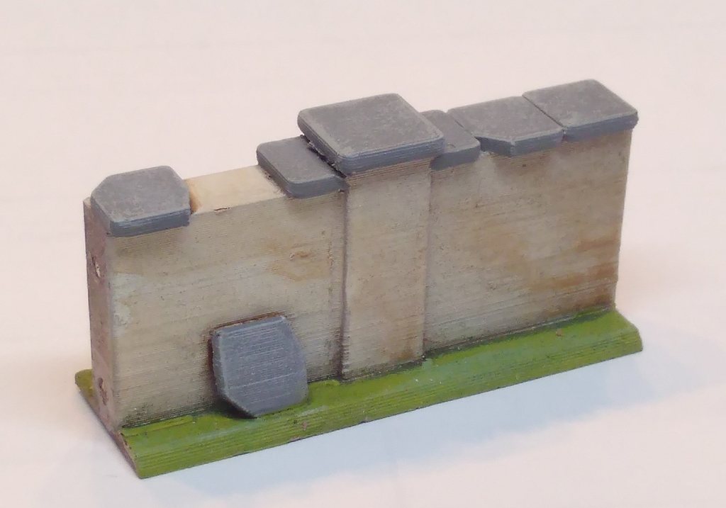 Miniatura 5 do modelo 3D High Stone Wall