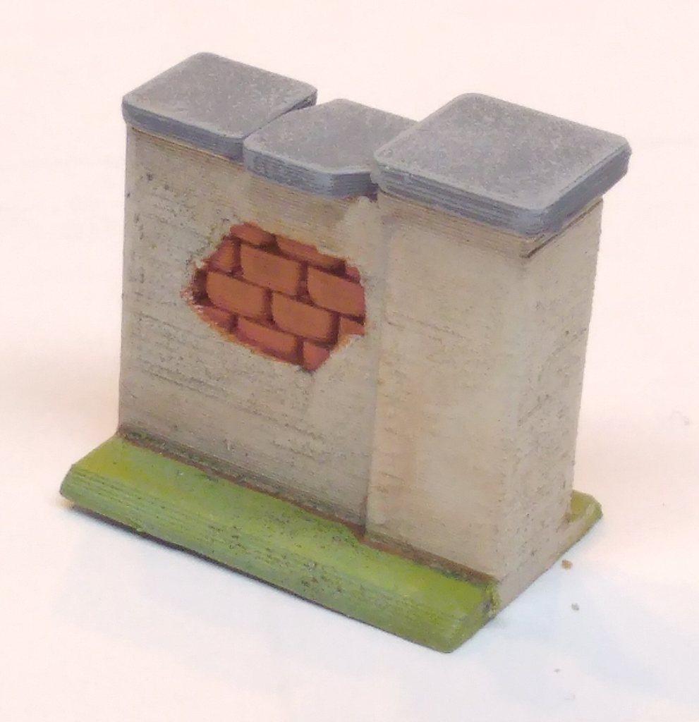 Miniatura 8 do modelo 3D High Stone Wall