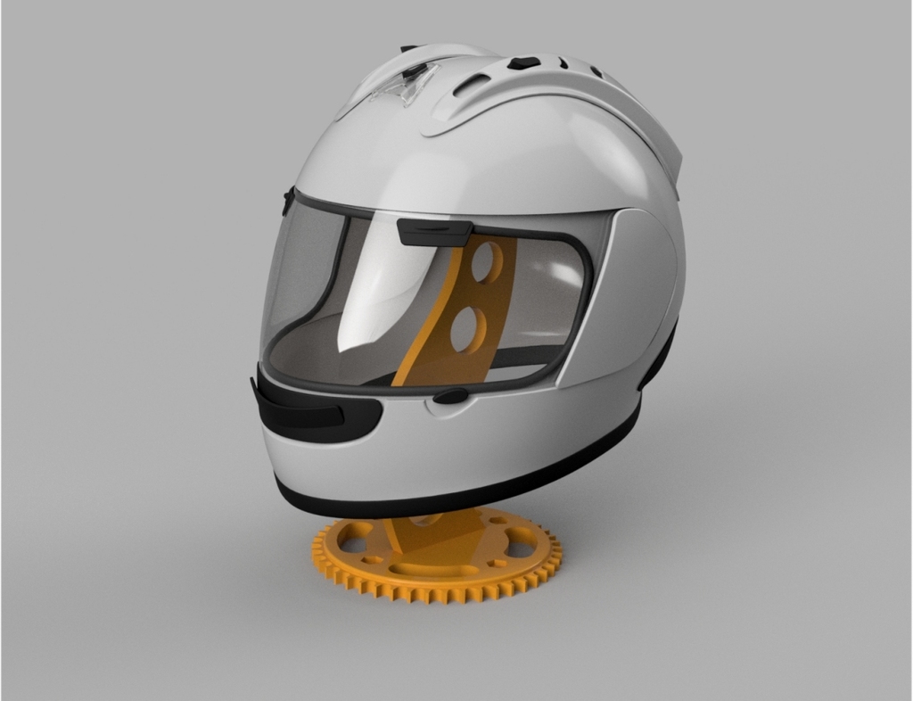 Bike helmet stand by Phil M Download free STL model