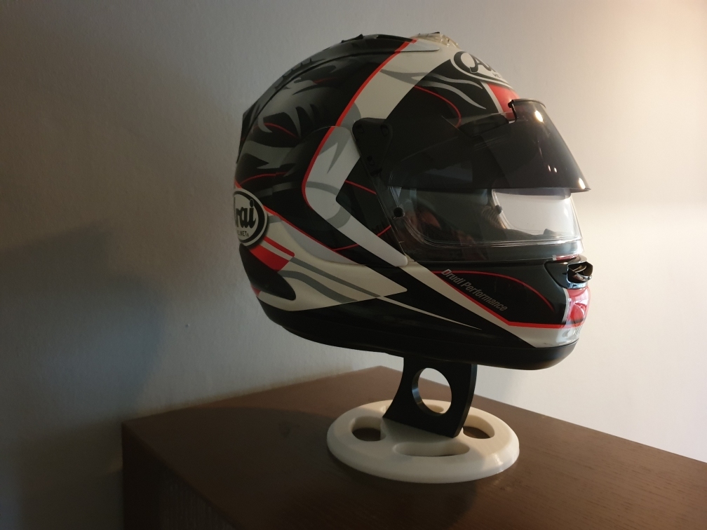 Bike helmet stand by Phil M Download free STL model