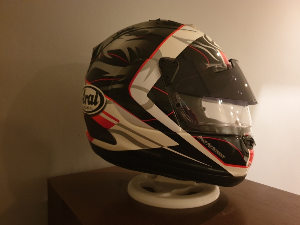 Bike helmet stand by Phil M Download free STL model