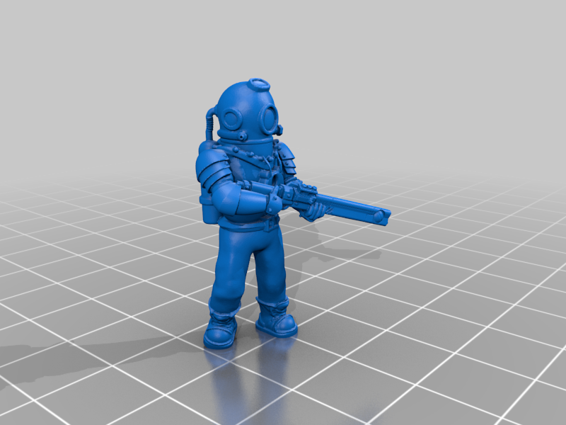 Diver remix Clean up by Phil M | Download free STL model | Printables.com