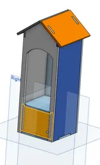 lazer cut sentry hut