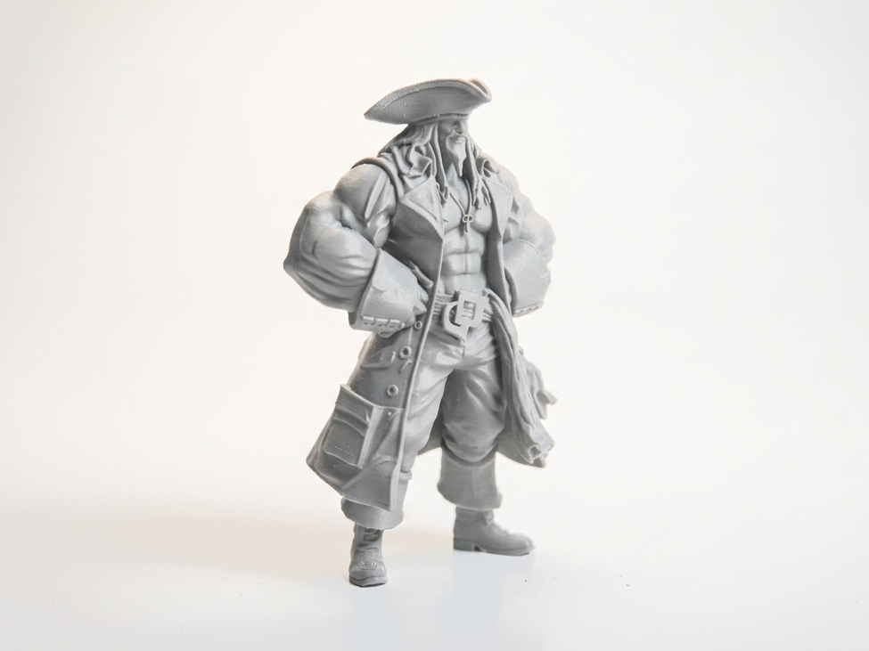Buff Jack Sparrow Figurine Pirate Character 3D Printable