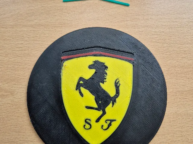 Coaster of the F1 team Ferrari