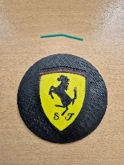 Coaster of the F1 team Ferrari