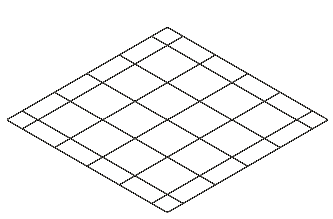 Tomeck's 36 zone 220x220mm bed level quick calibration test net v1