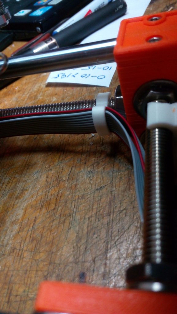 Prusa i3 LCD flat cable clip ( M10)