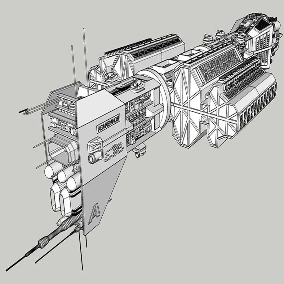 One Meter Long Omega Class Destroyer by Robert James Download