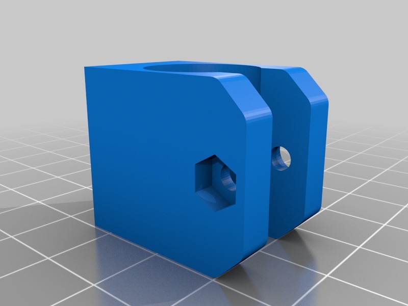 Quick release Extruder - X carriage - E3D V6 by Phil M | Download free ...