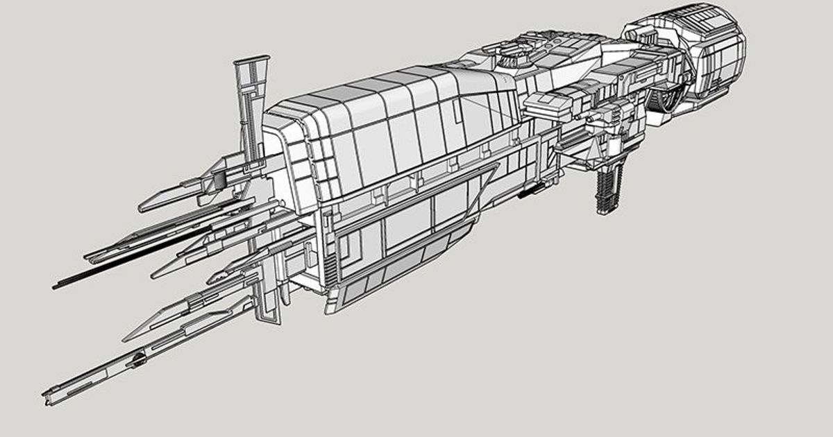 USS Sulaco by Robert James | Download free STL model | Printables.com