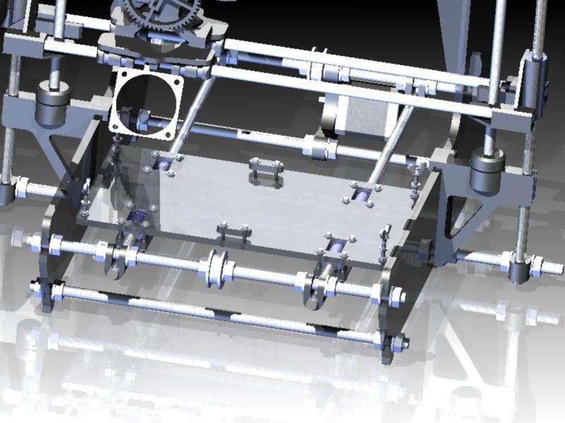 Y carriage from 6 mm acrylic