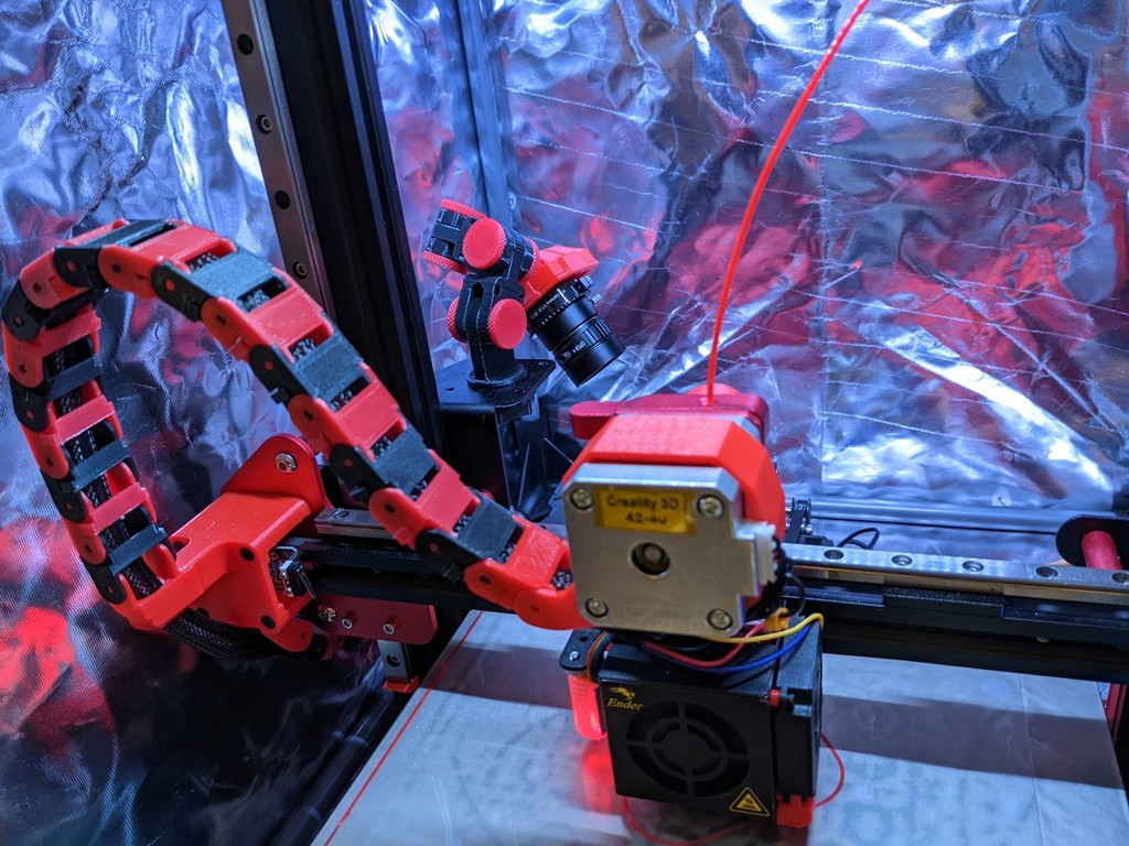 Link attached to the frame of Ender 3