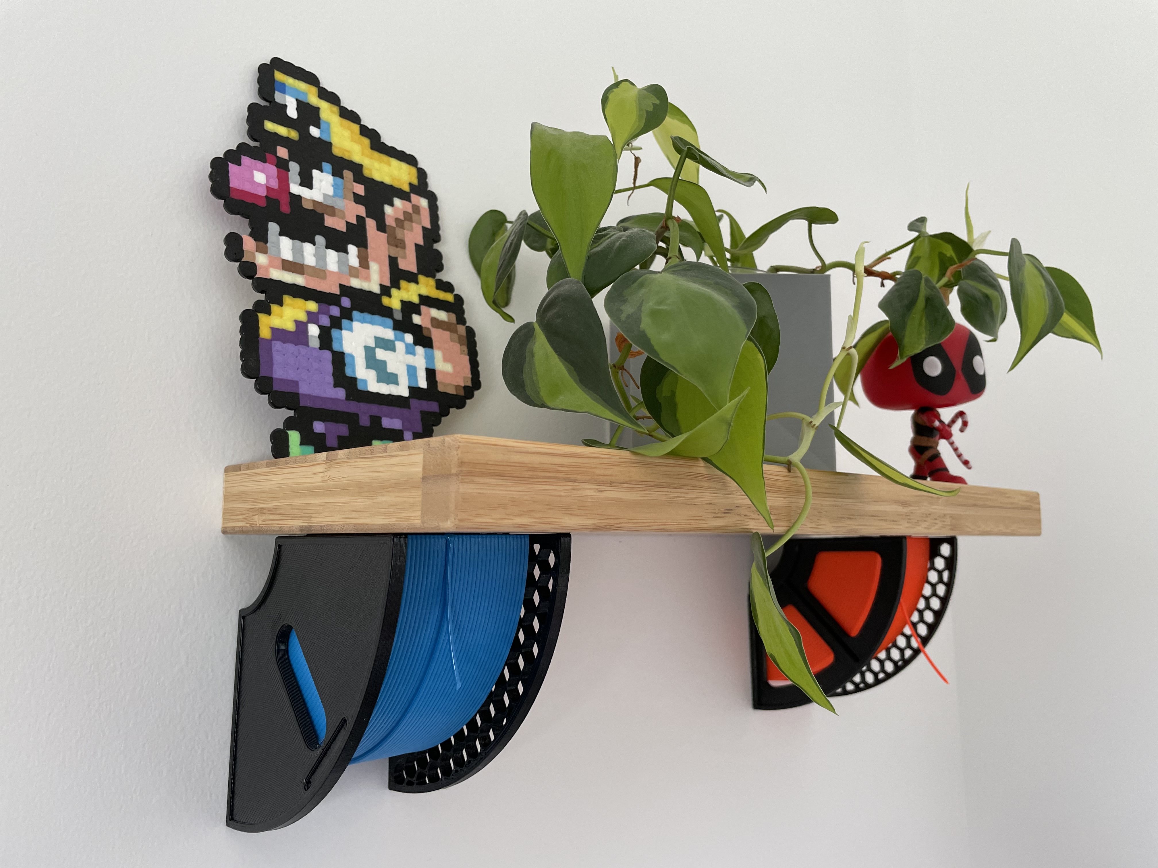 Miniatura 3 do modelo 3D Customizable Spool Bracket Shelf