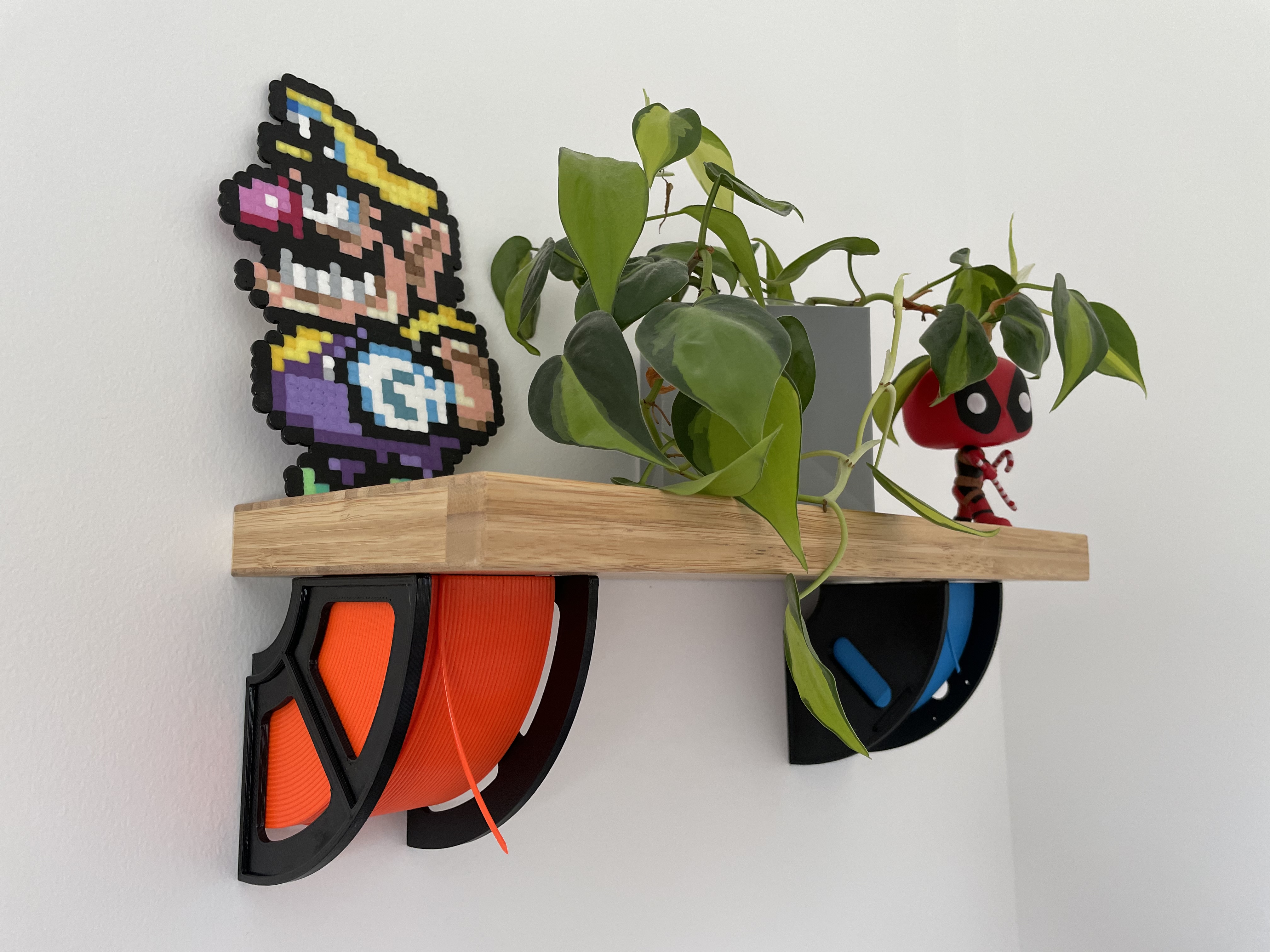 Miniatura 2 do modelo 3D Customizable Spool Bracket Shelf