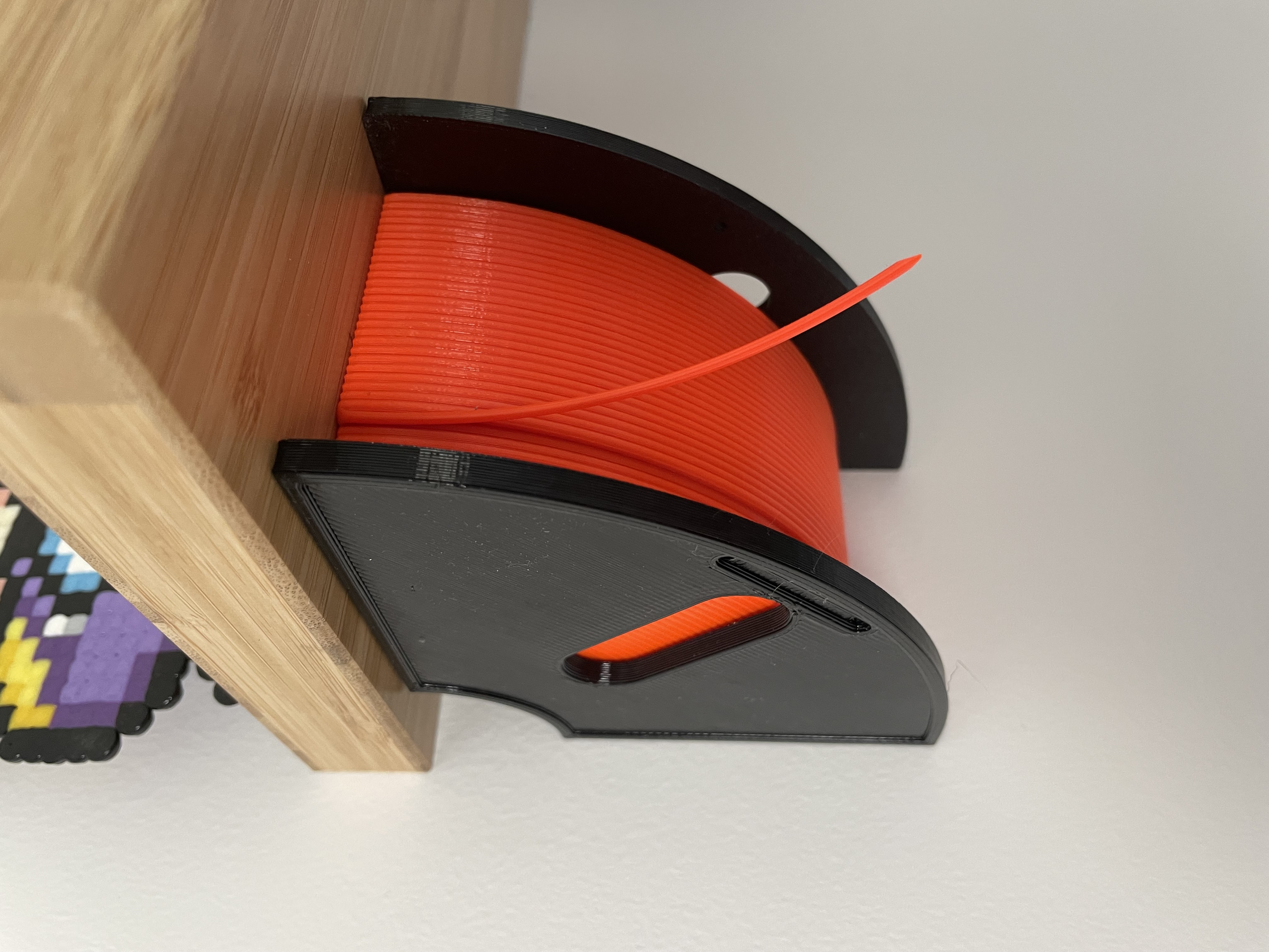 Miniatura 7 do modelo 3D Customizable Spool Bracket Shelf