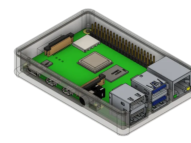 Case for Raspberry Pi 4B