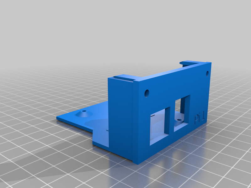 Pi 1b rev.2 tray for 1U Raspberry Pi Rack