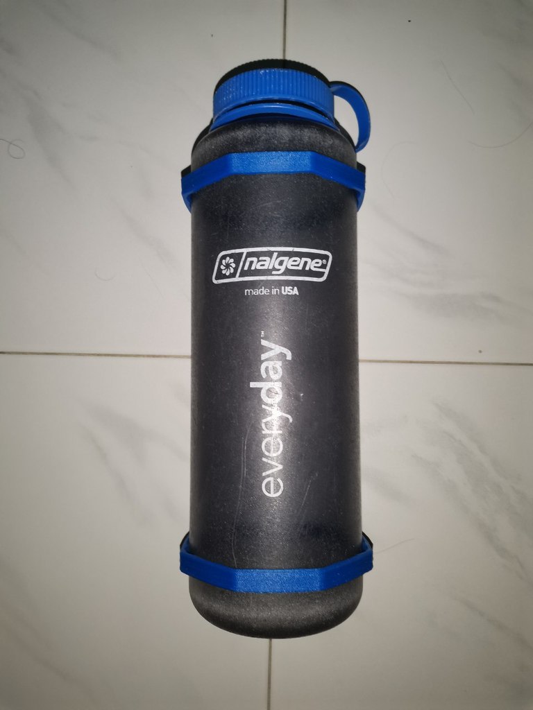 Nalgene water bottle anti roll attachment