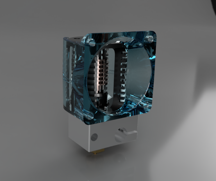 Dragon Hotend Fan Shroud by kulfurst Download free STL model Printables