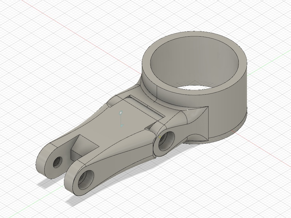 1 1/8" headset spacer for mounting of a front light