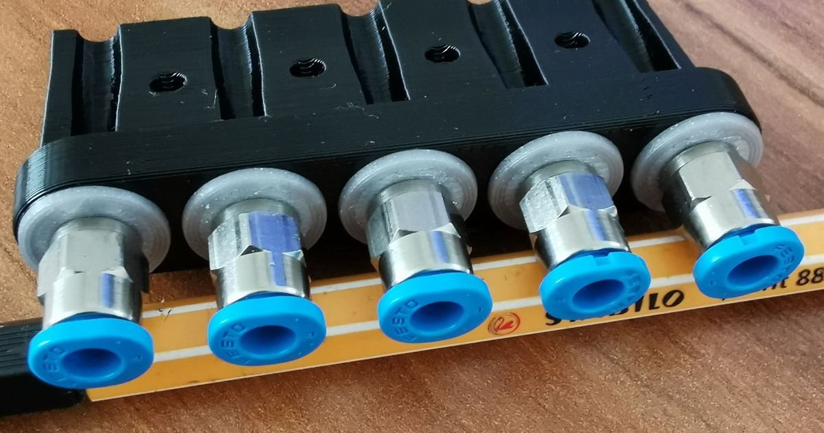 Prusa MMU2 PTFE Holder Adapter M10 zu M5 by Rbl44 Download free STL