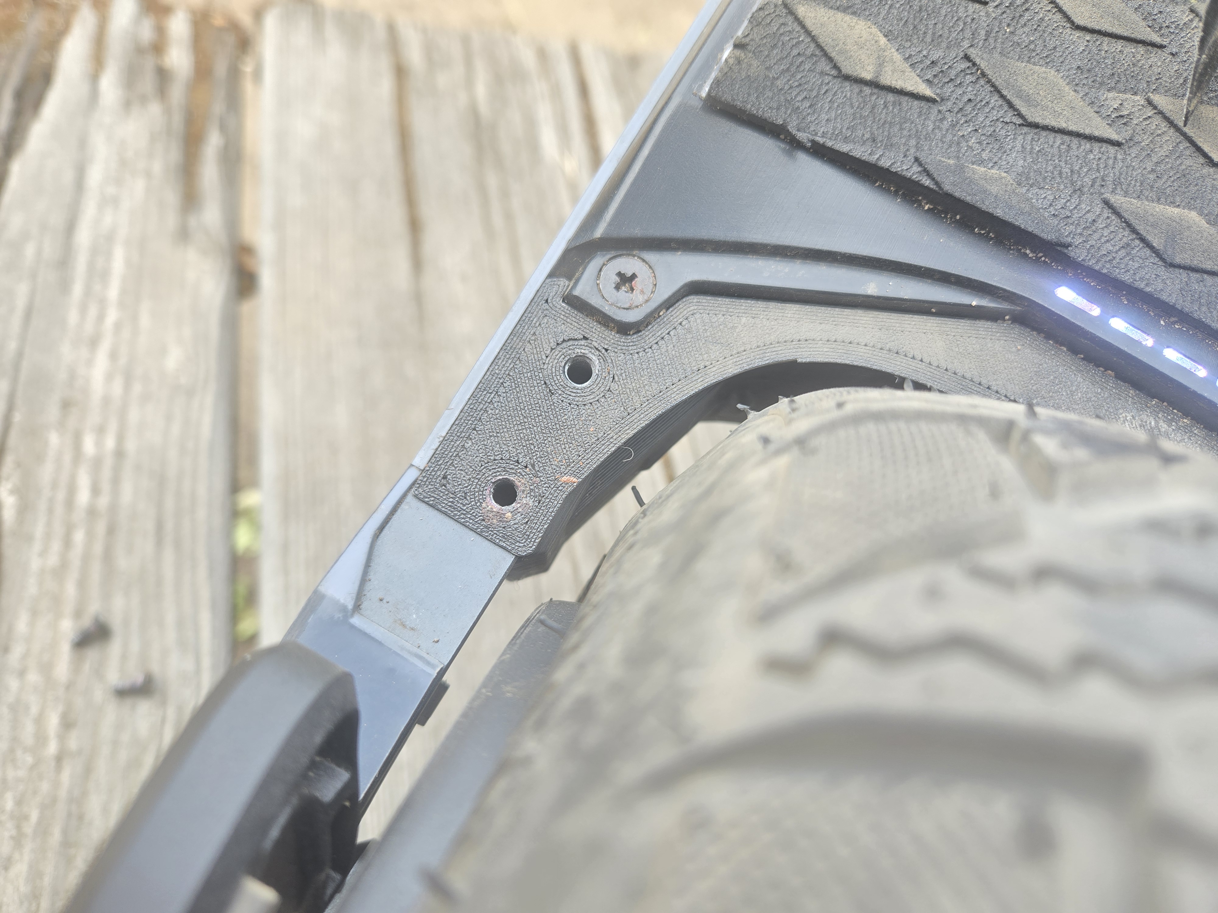 Floatwheel adv btg FLIGHT FIN mudguards — miniatura 2