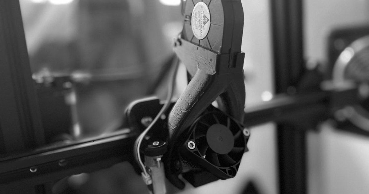 Ender 3 V2 Hotend & Part Cooling Duct by Consequences Download free