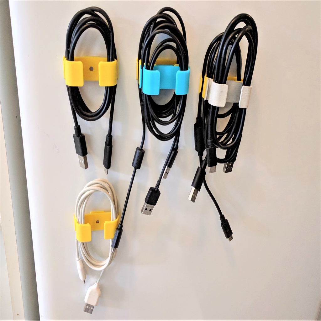 Miniatura 3 do modelo 3D Stackable cable clips