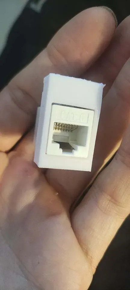 Keystone Rj45 Jack by snowboarder | Download free STL model ...