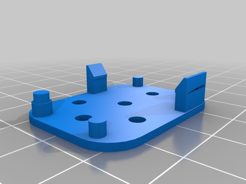 Bracket for DC-DC Buck Converter LM2596S by snowboarder | Download free ...