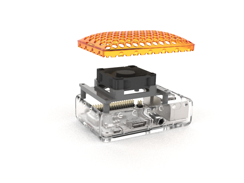 Raspberry Pi 3B+ Case for Noctua 40x10