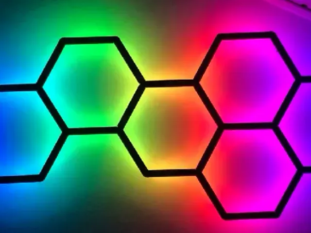Hexagon lamp