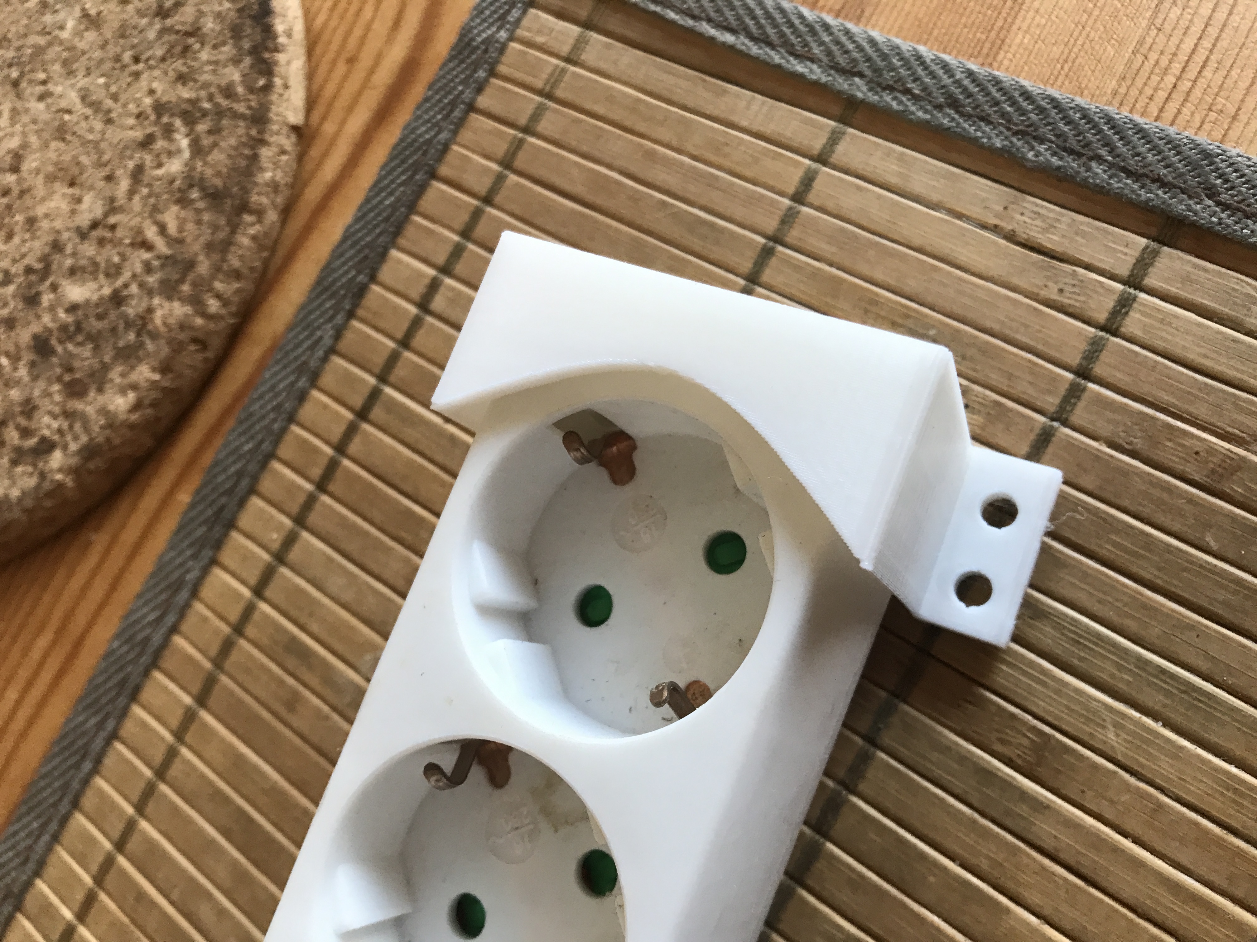 Power strip holder