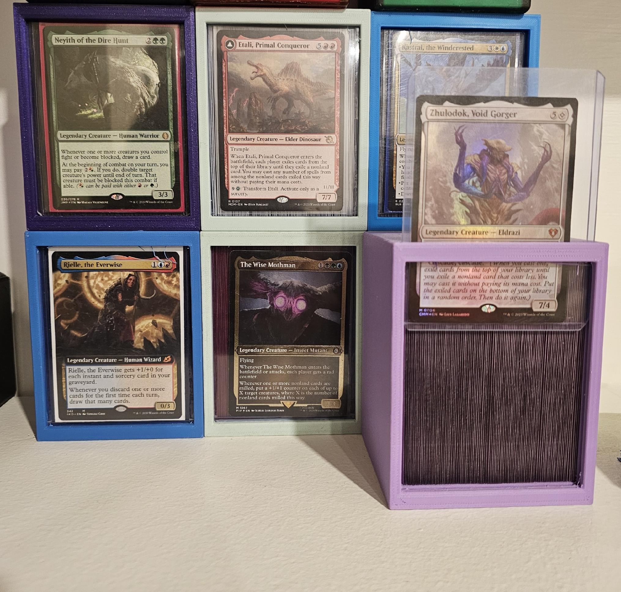 1 Piece No Supports MTG Commander Deckbox