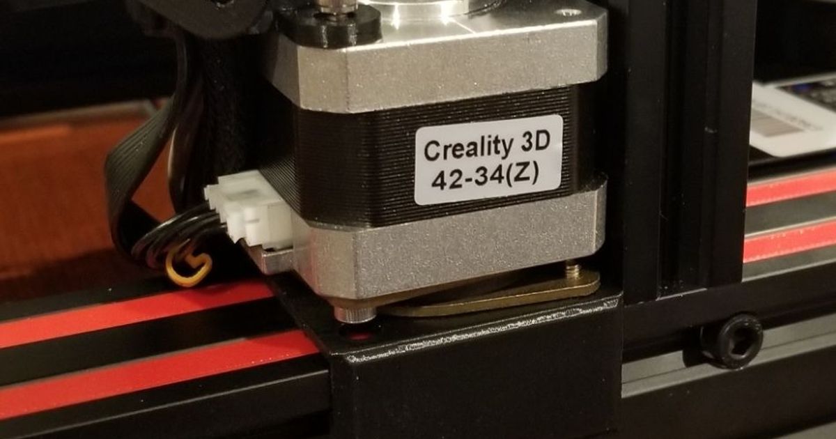 Ender 3 ZAxis Stepper Damper Adapter by Ben White Download free