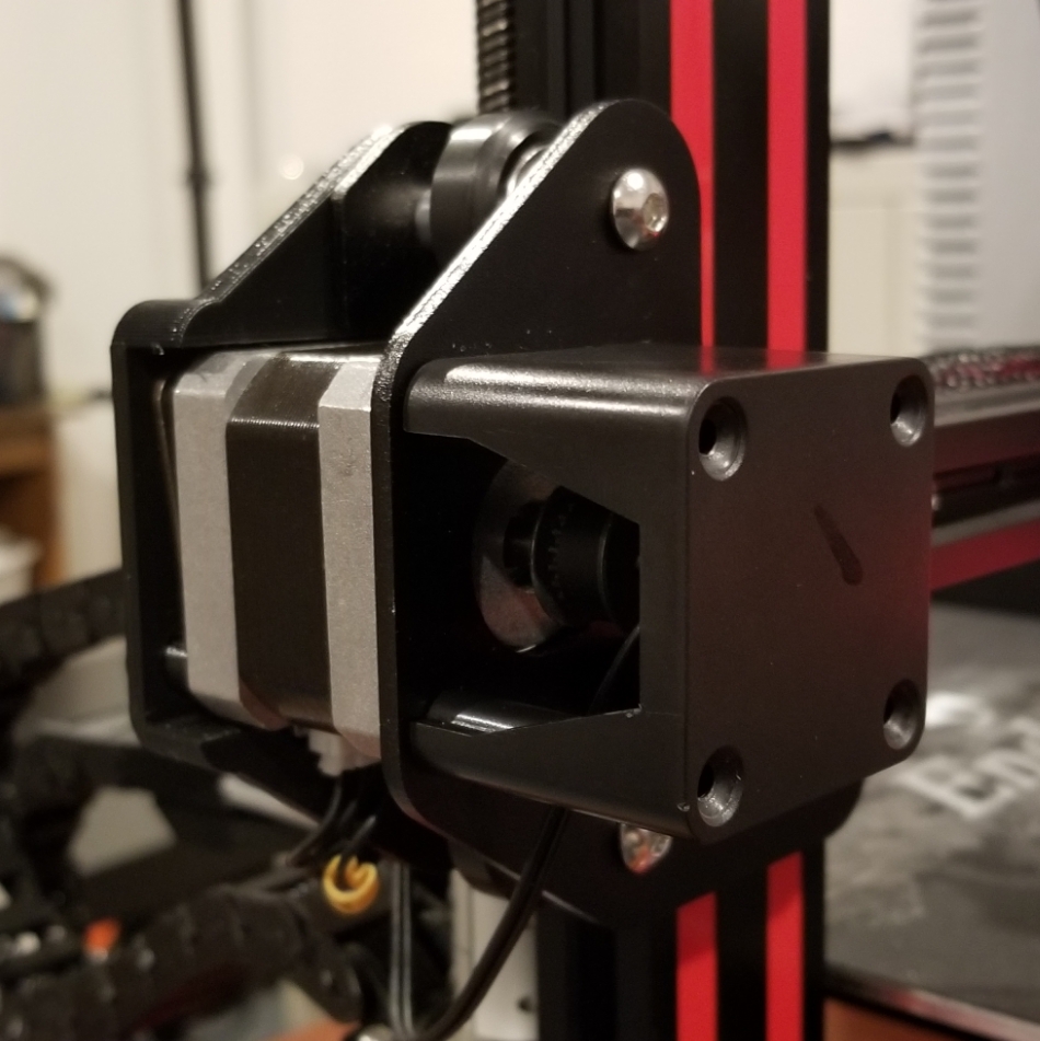 Ender 3 - X-Axis Stepper Damper Adapter by Ben White | Download free ...