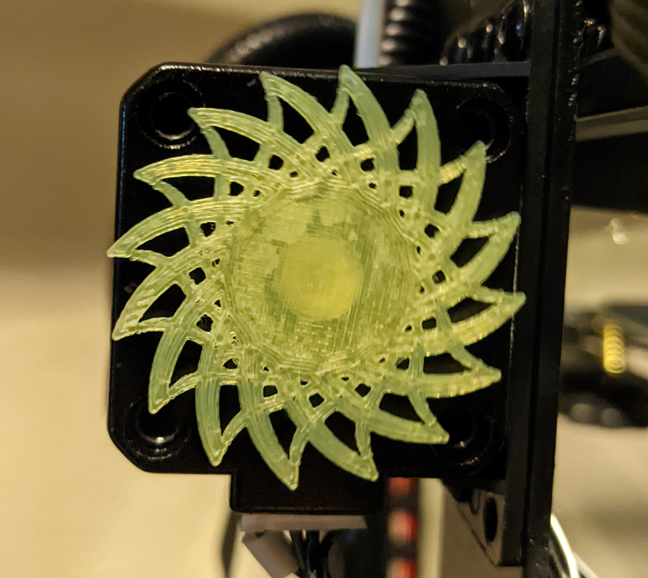 Extruder Visualizer - Stylized Sun