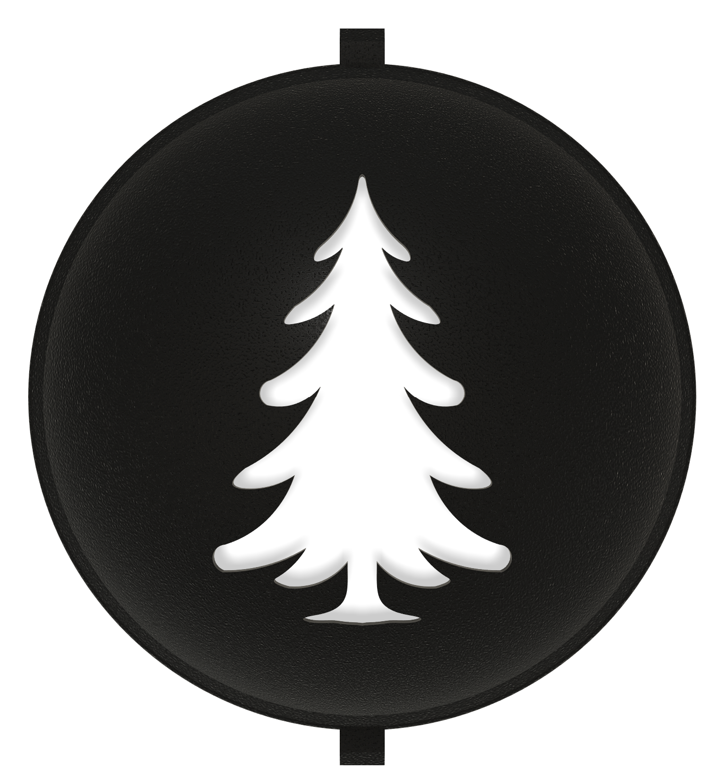 Golf - Golf Ball Stencil - Insert - Christmas - Christmas Tree - Marker