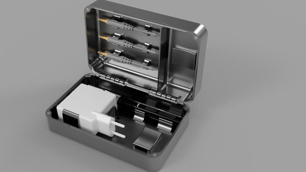 TS80P Soldering Iron Case (power supply inside) by Chodec Download