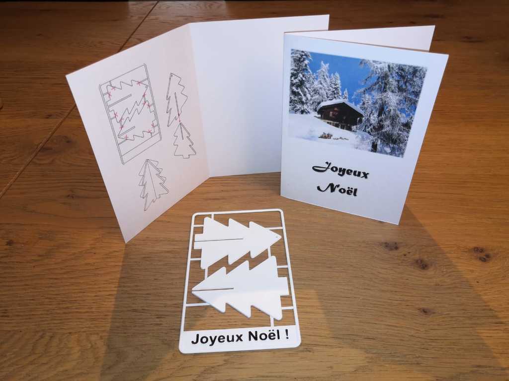 Christmas tree card