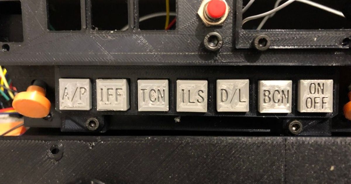 F/A-18C UFC Button by FedaykinWolf | Download free STL model ...